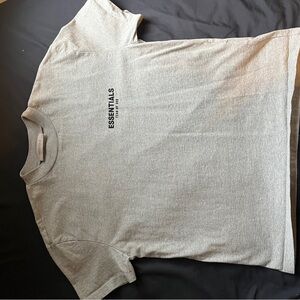 Essentials Light Gray Short Sleeve Tee